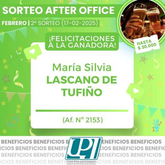 sorteo after office 2