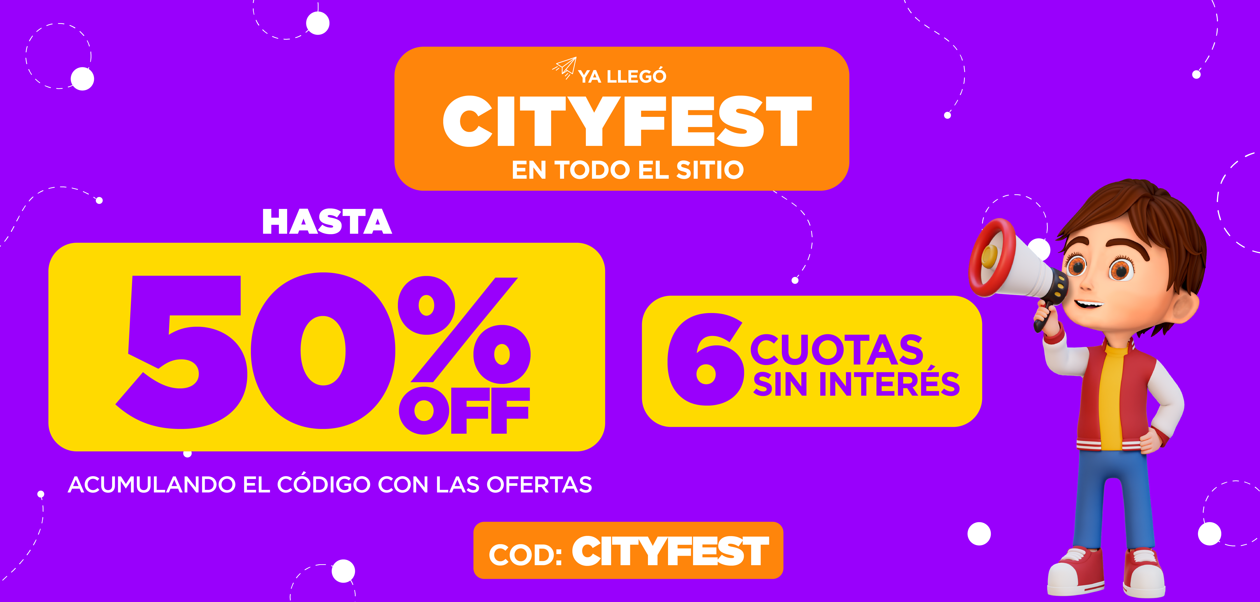 CityFest | Hasta 50% OFF