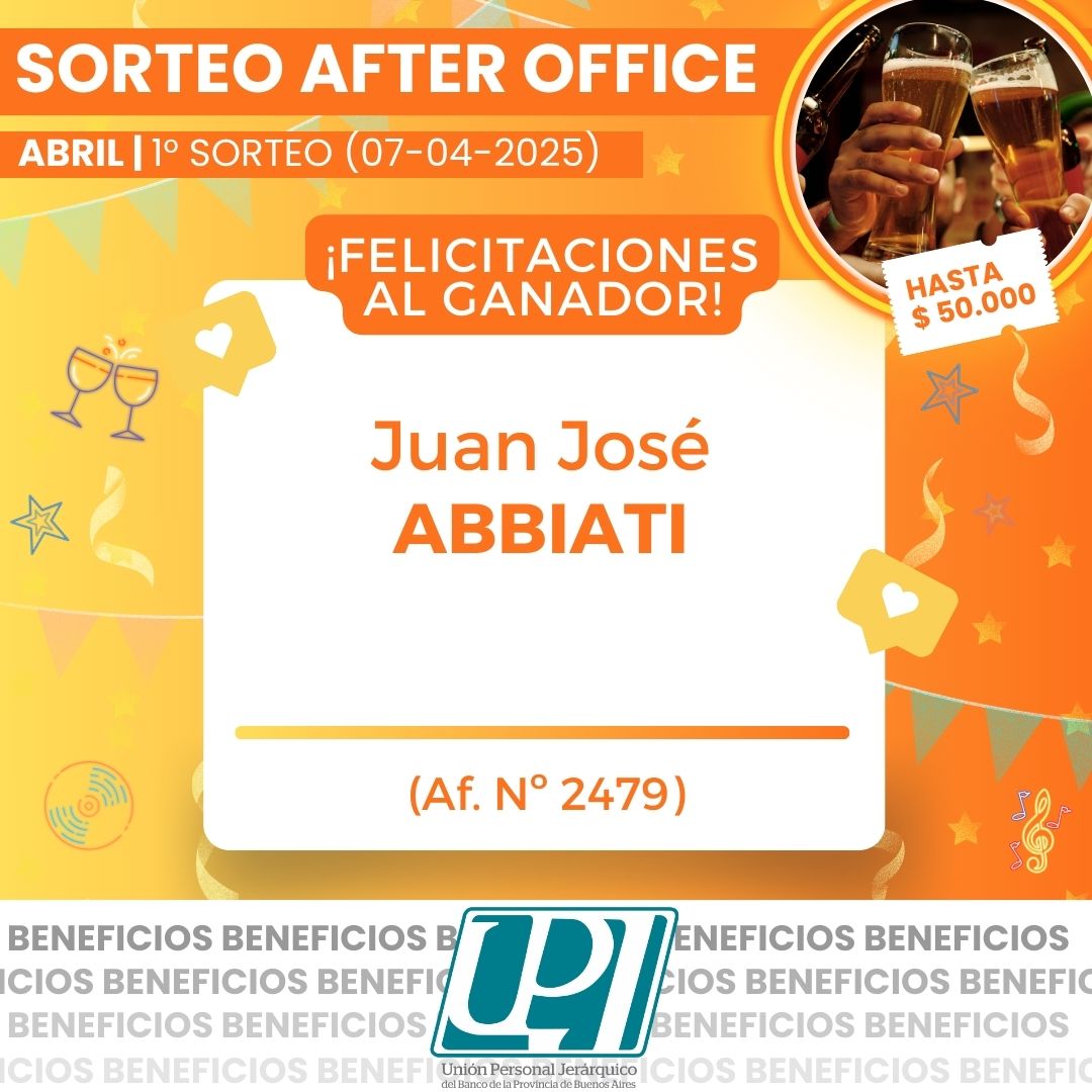 sorteo after office 1
