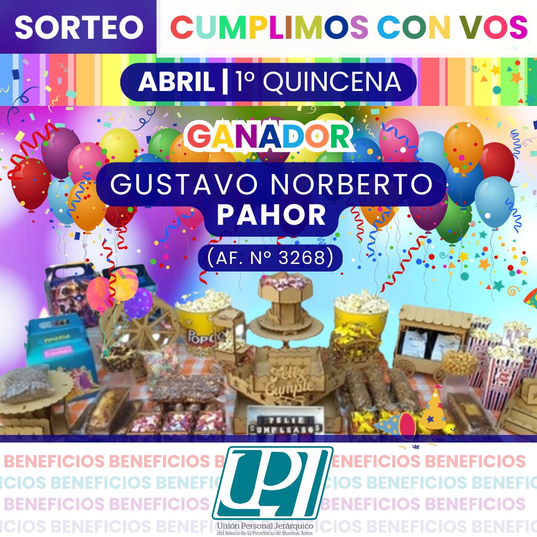 sorteo CUMPLIMOS CON VOS 1