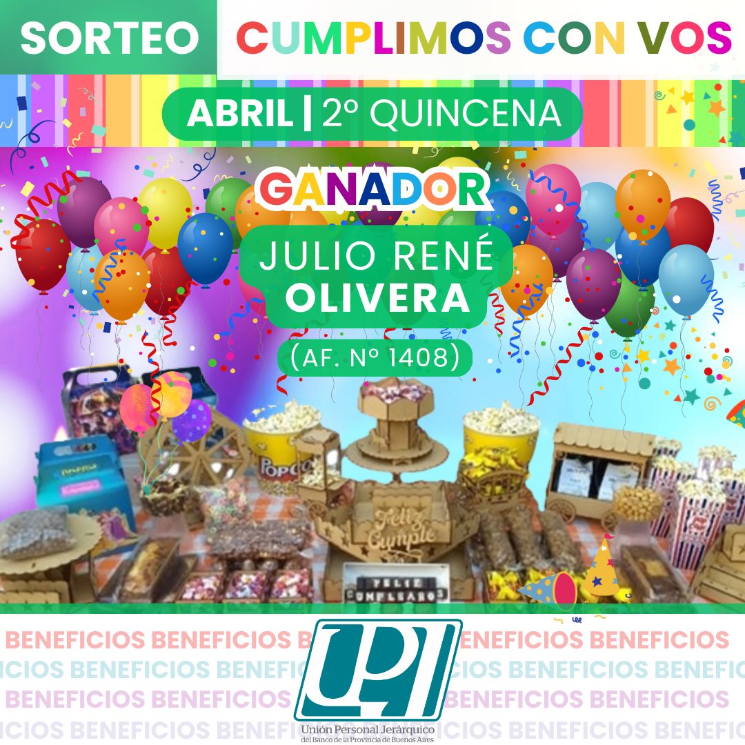 sorteo CUMPLIMOS CON VOS 2