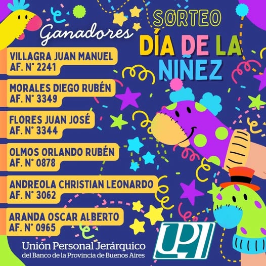 sorteo día de la niñez