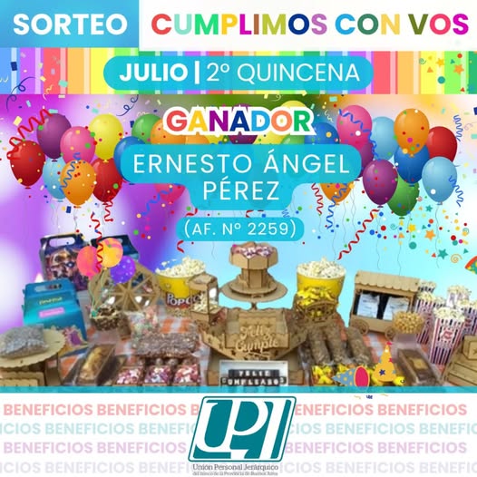 sorteo CUMPLIMOS CON VOS 2