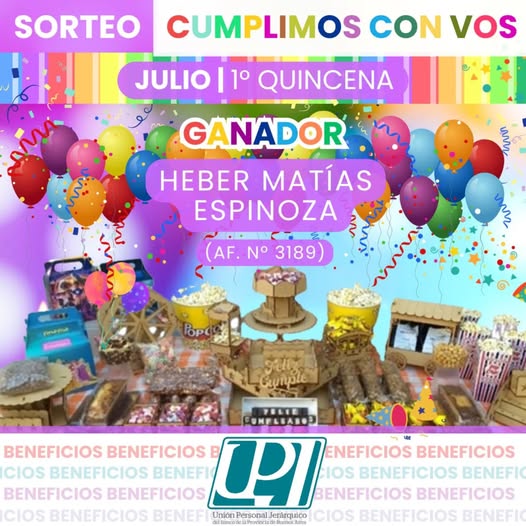 sorteo CUMPLIMOS CON VOS 1