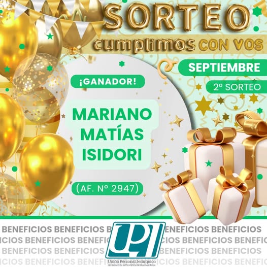 sorteo CUMPLIMOS CON VOS 2