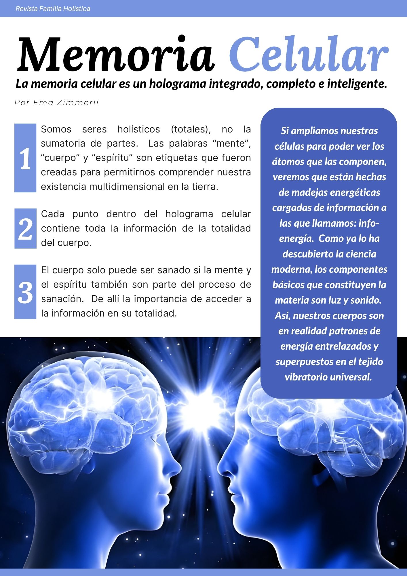 Contenidos Destacados - Newsletter Familia Holistica.