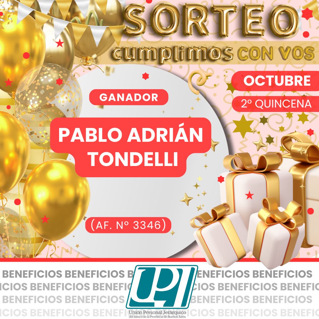 sorteo CUMPLIMOS CON VOS 2