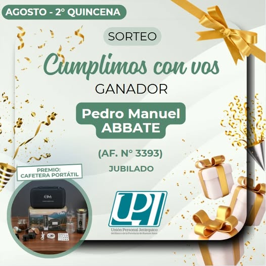 sorteo CUMPLIMOS CON VOS 2