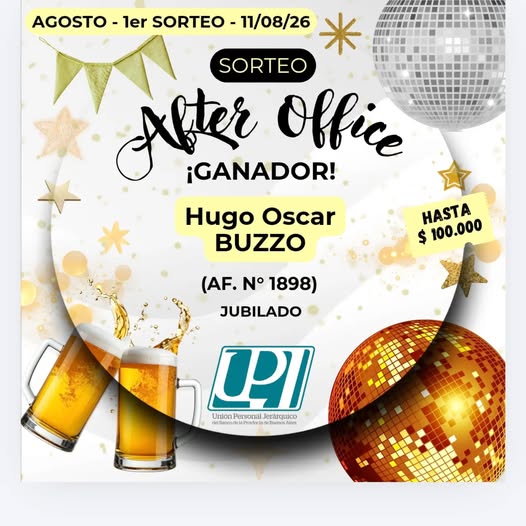 sorteo after office 1